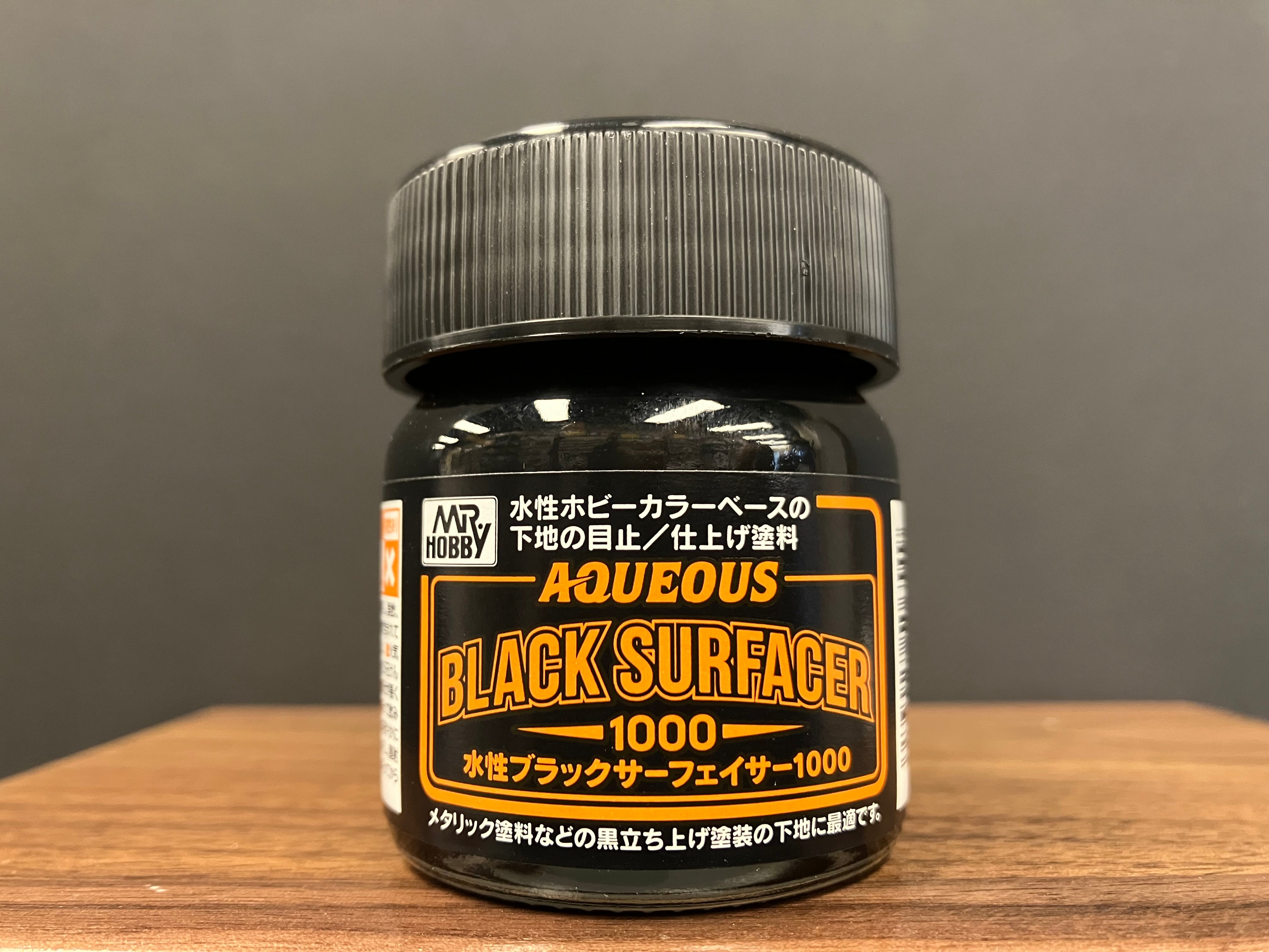 Aqueous Black Surfacer 1000 Bottle Type HSF03 [Water Based]
