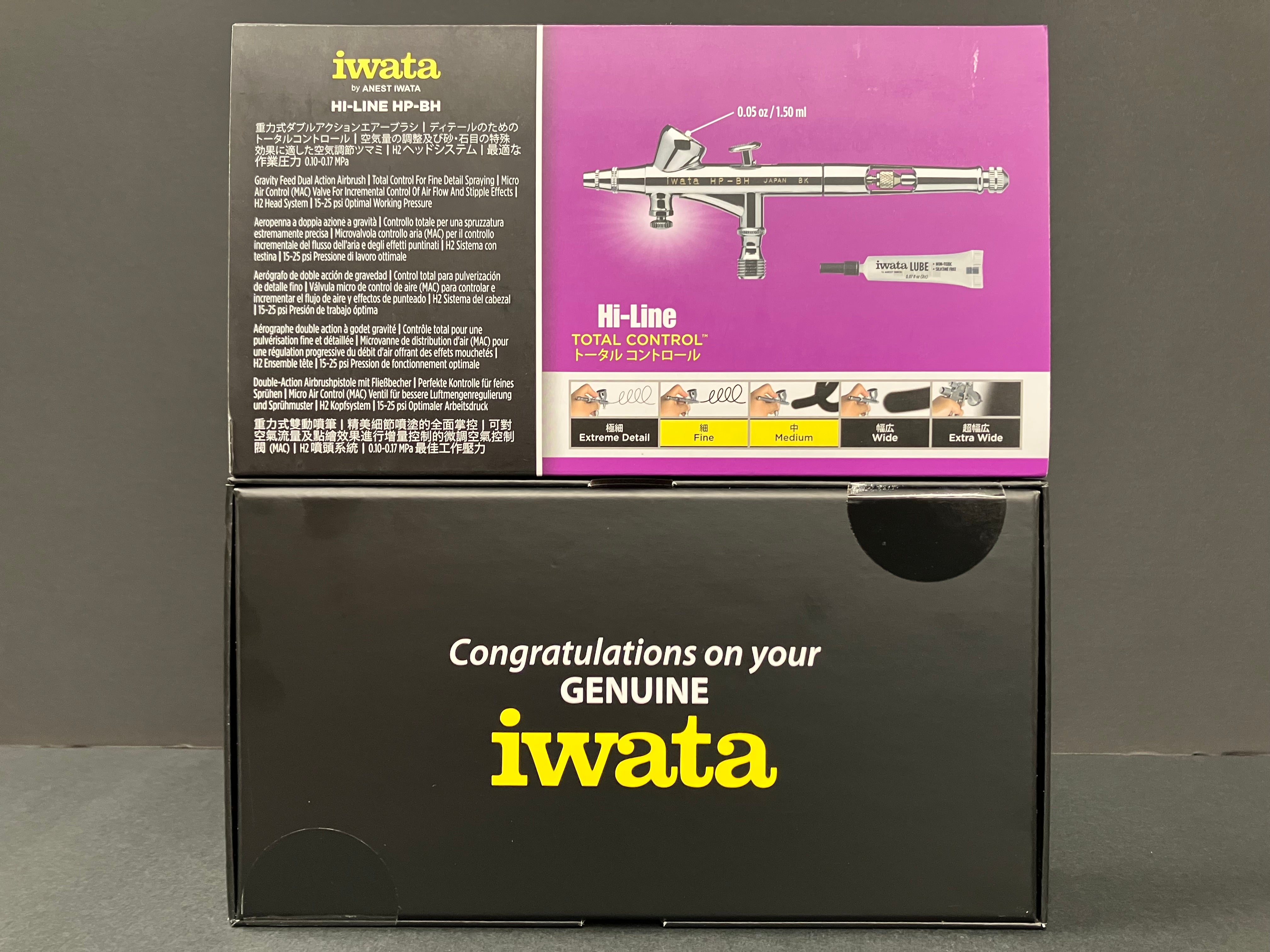 Hi-Line HP-BH Gravity Feed 0.2 mm Dual Action Airbrush H 2100