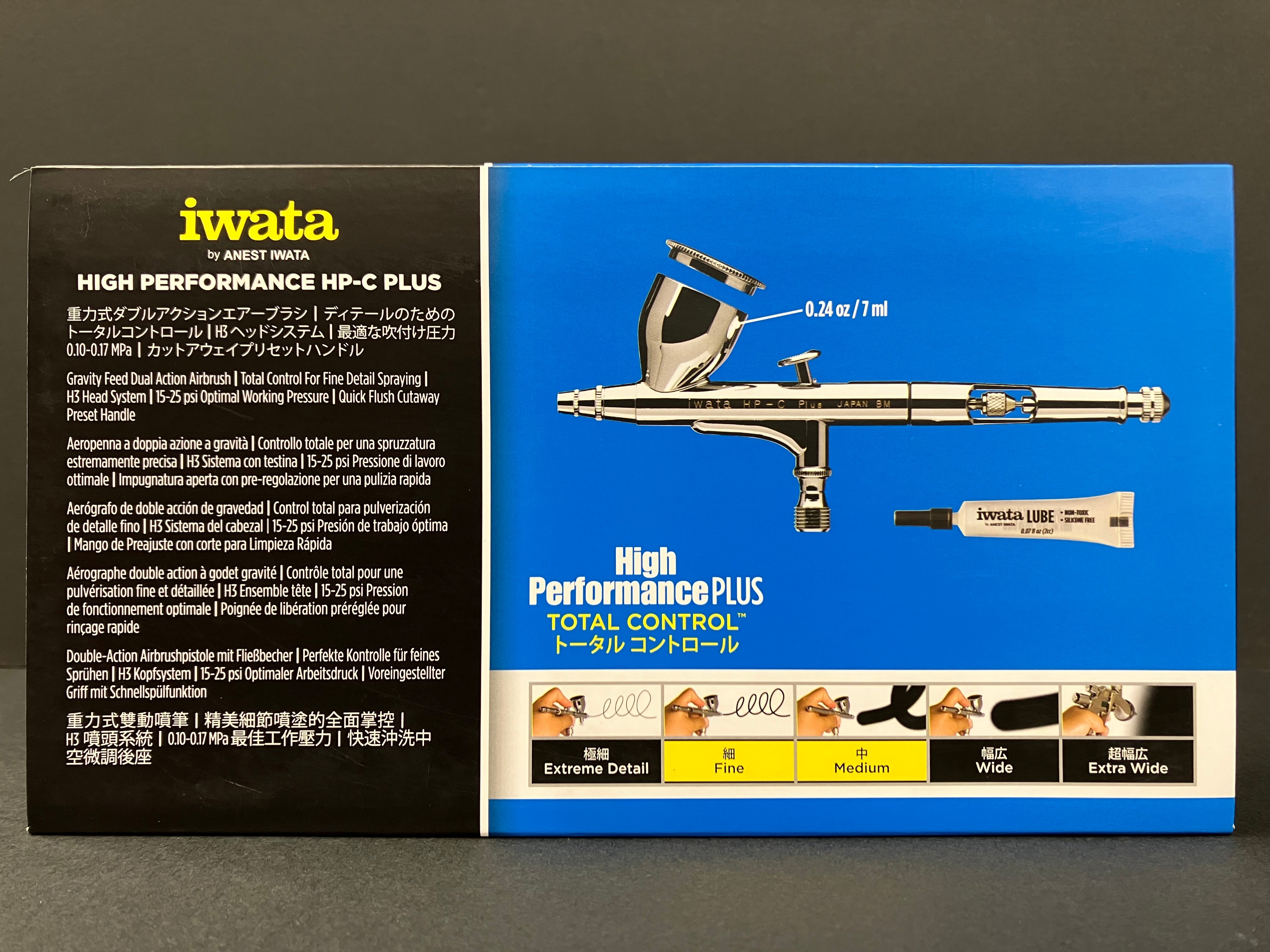 High Performance HP-C Plus Gravity Feed 0.3 mm Dual Action Airbrush HP-CP H 4001