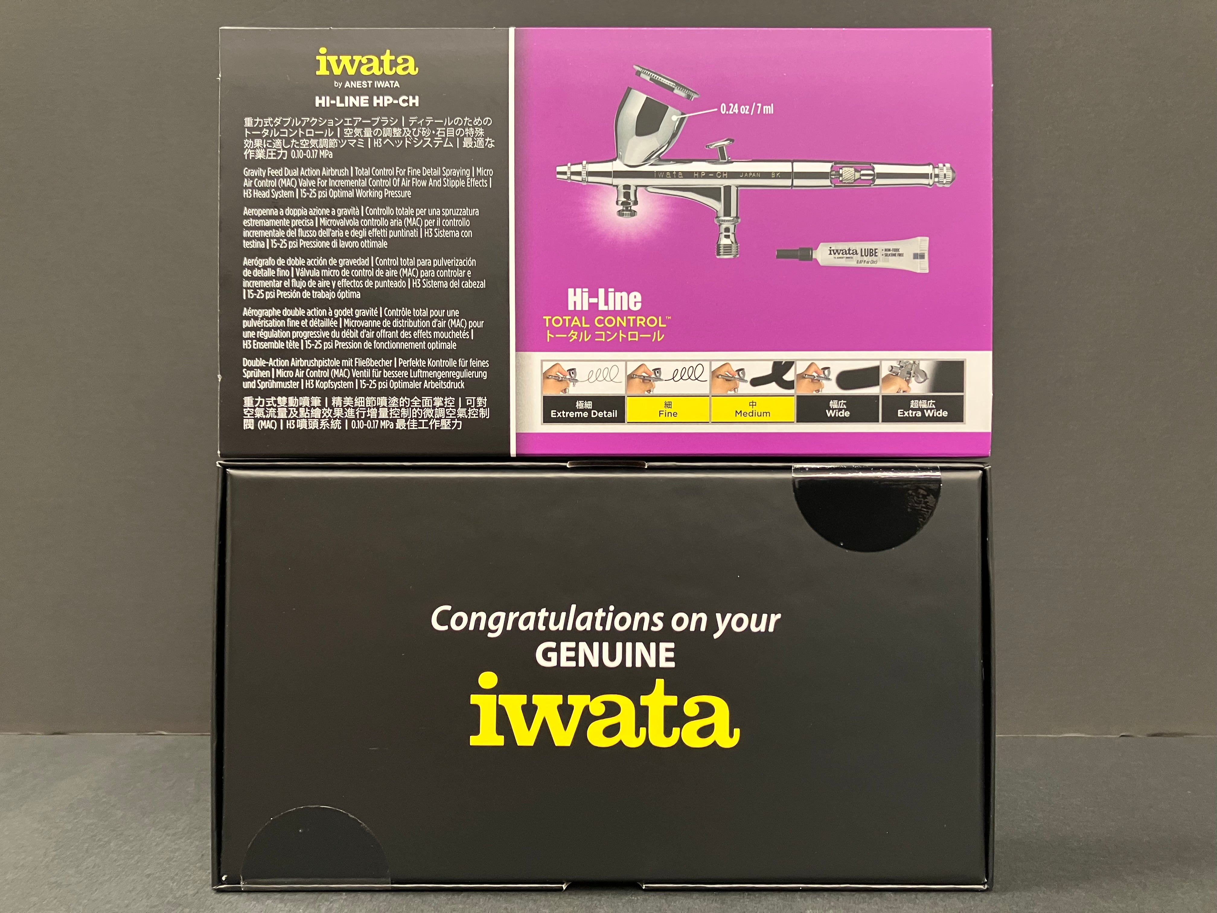 Hi-Line HP-CH Gravity Feed 0.3 mm Dual Action Airbrush H 4100