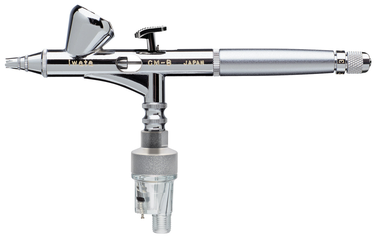 Custom Micron CM-B Gravity Feed 0.18 mm Dual Action Airbrush CM-B2 ICM 2002 [新包裝]