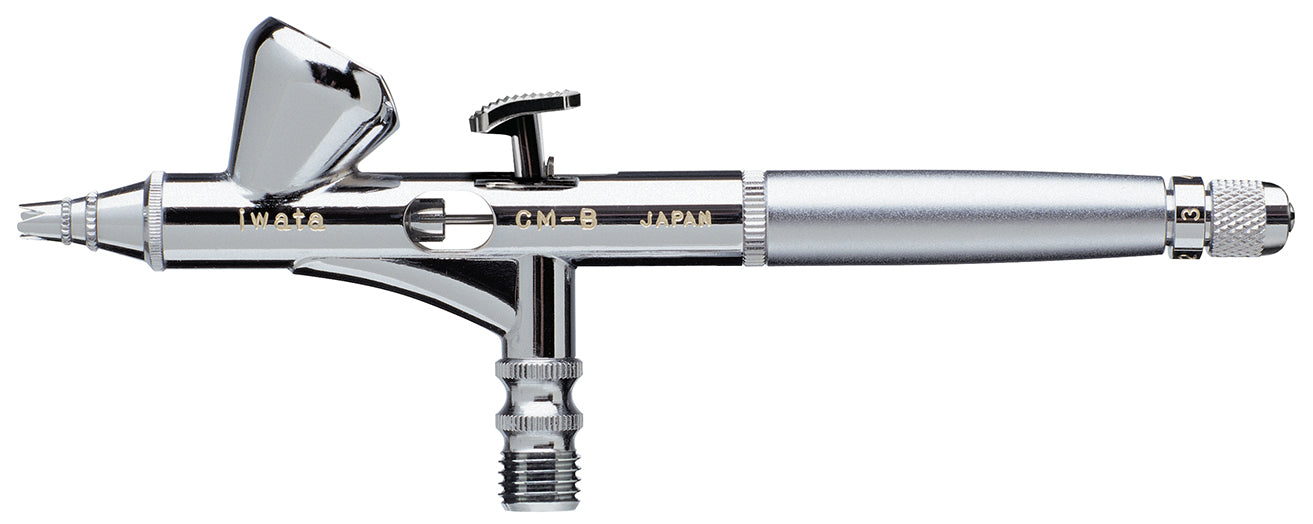 Custom Micron CM-B Gravity Feed 0.18 mm Dual Action Airbrush CM-B2 ICM 2002 [新包裝]