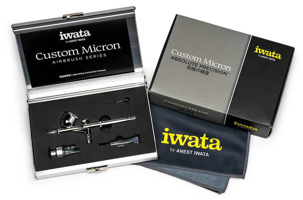 Custom Micron CM-C Gravity Feed 0.23 mm Dual Action Airbrush CM-C2 ICM 4002 [新包裝]