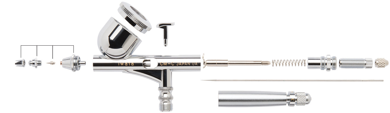 Custom Micron CM-C Gravity Feed 0.23 mm Dual Action Airbrush CM-C2 ICM 4002 [新包裝]