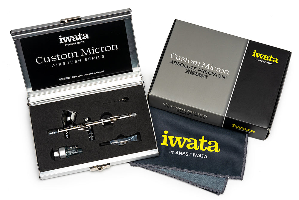Custom Micron CM-C Plus Gravity Feed 0.23 mm Dual Action Airbrush CM-CP2 ICM 4502 [新包裝]