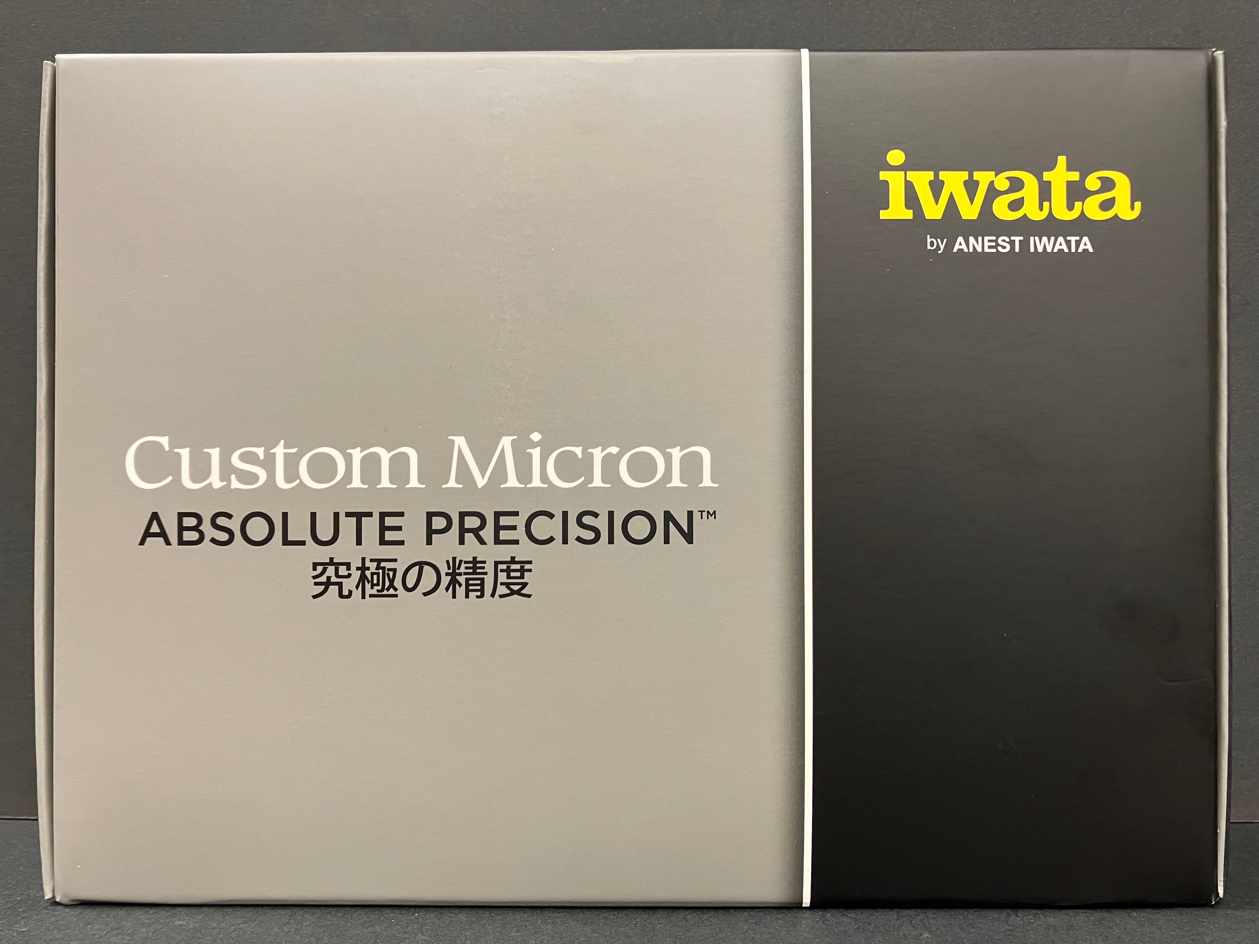 Custom Micron CM-B Gravity Feed 0.18 mm Dual Action Airbrush CM-B2 ICM 2002 [新包裝]