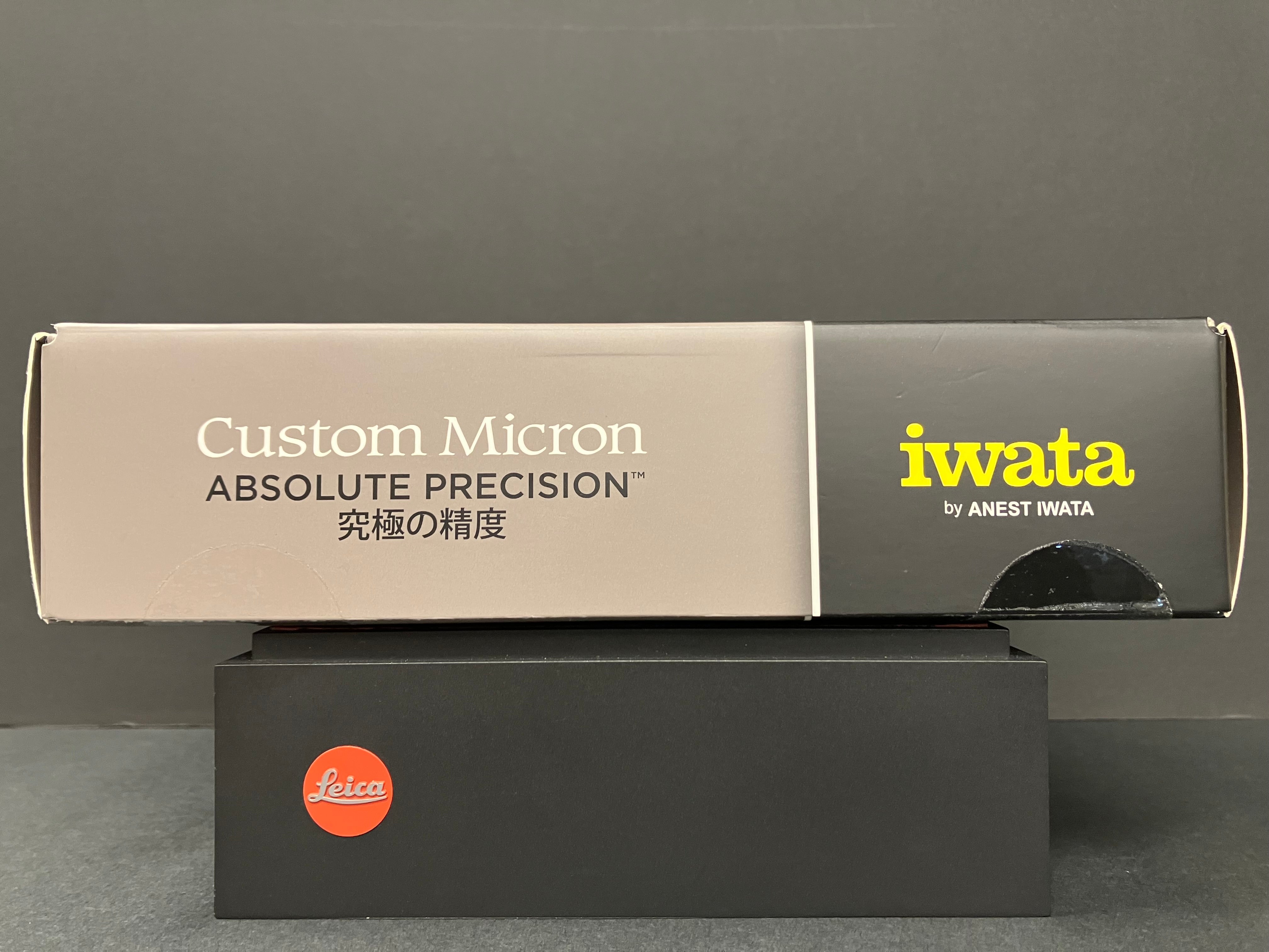 Custom Micron CM-B Gravity Feed 0.18 mm Dual Action Airbrush CM-B2 ICM 2002 [新包裝]