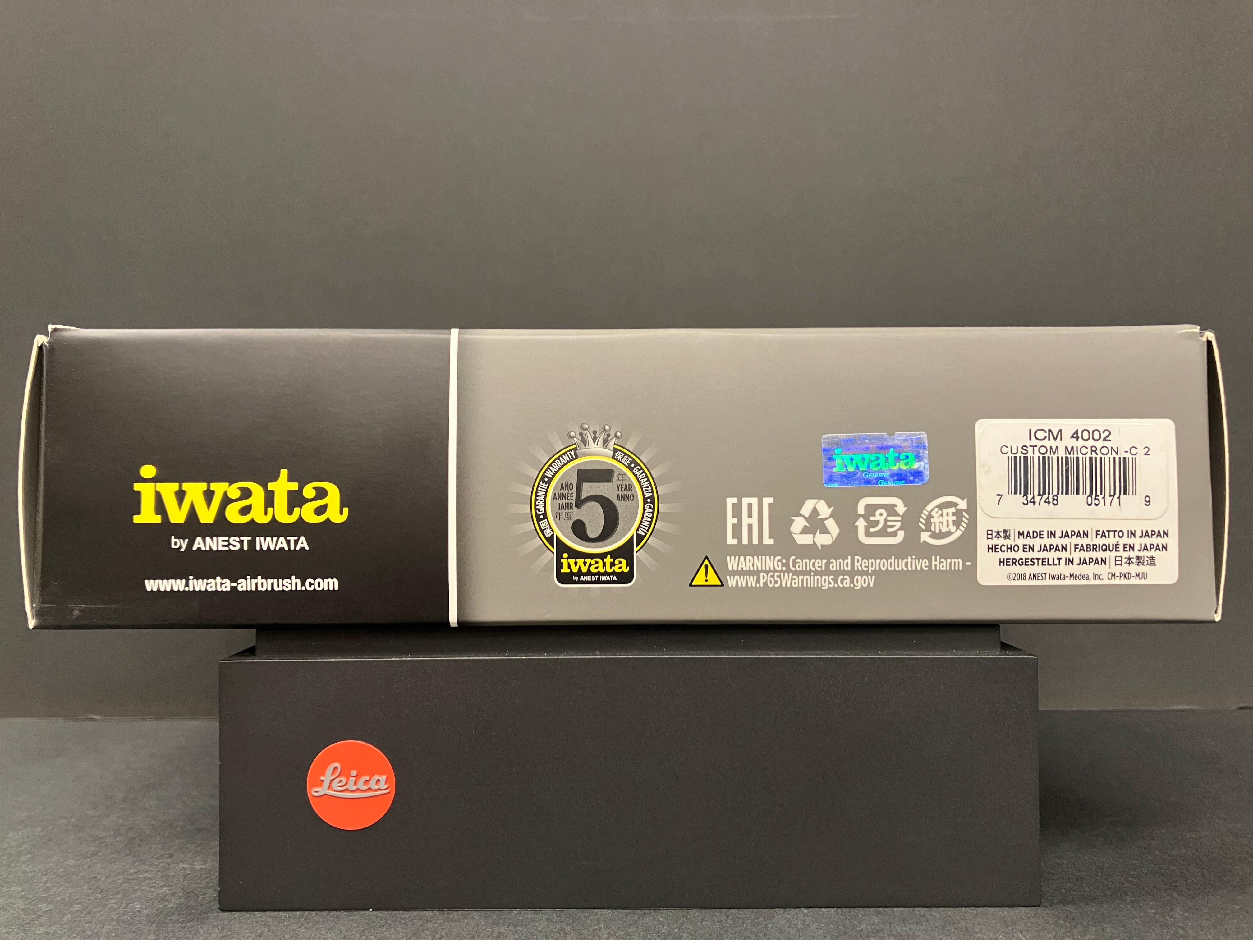 Custom Micron CM-C Gravity Feed 0.23 mm Dual Action Airbrush CM-C2 ICM 4002 [新包裝]