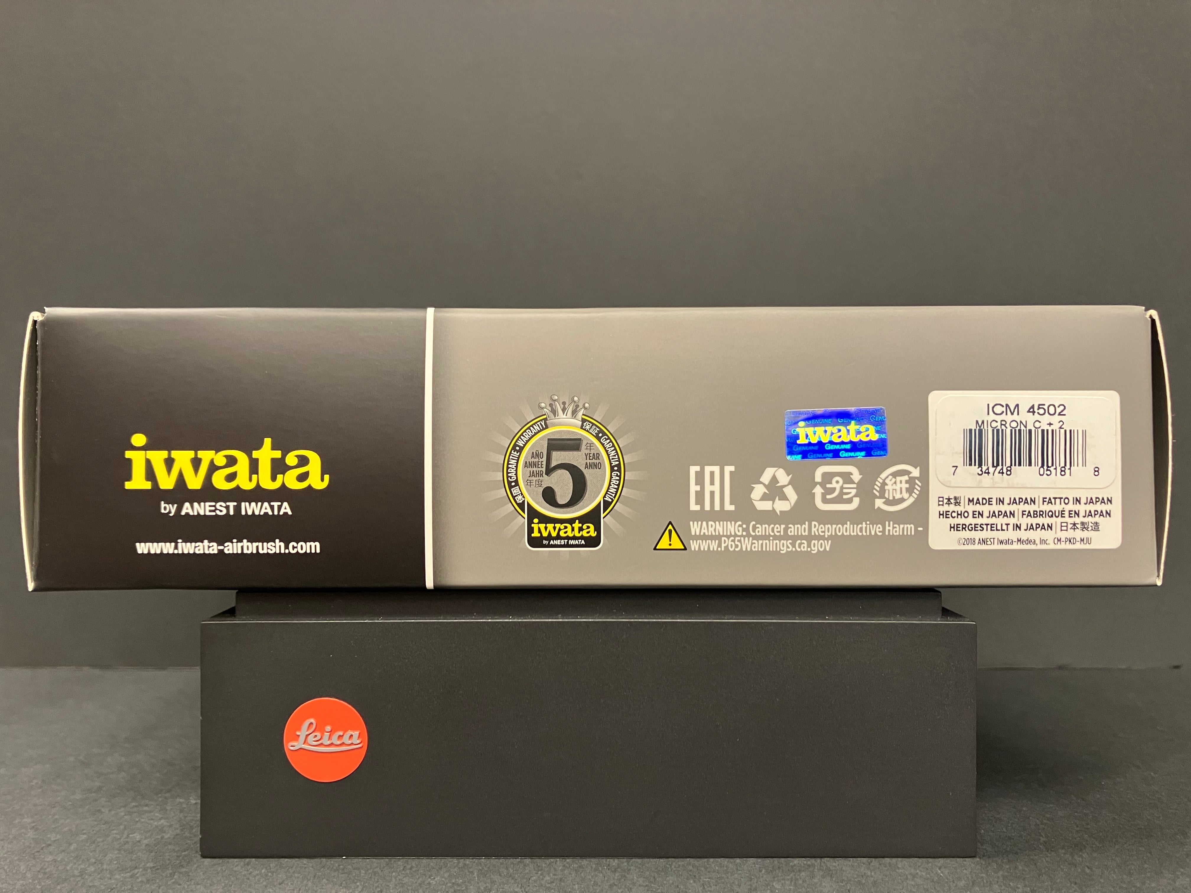 Custom Micron CM-C Plus Gravity Feed 0.23 mm Dual Action Airbrush CM-CP2 ICM 4502 [新包裝]