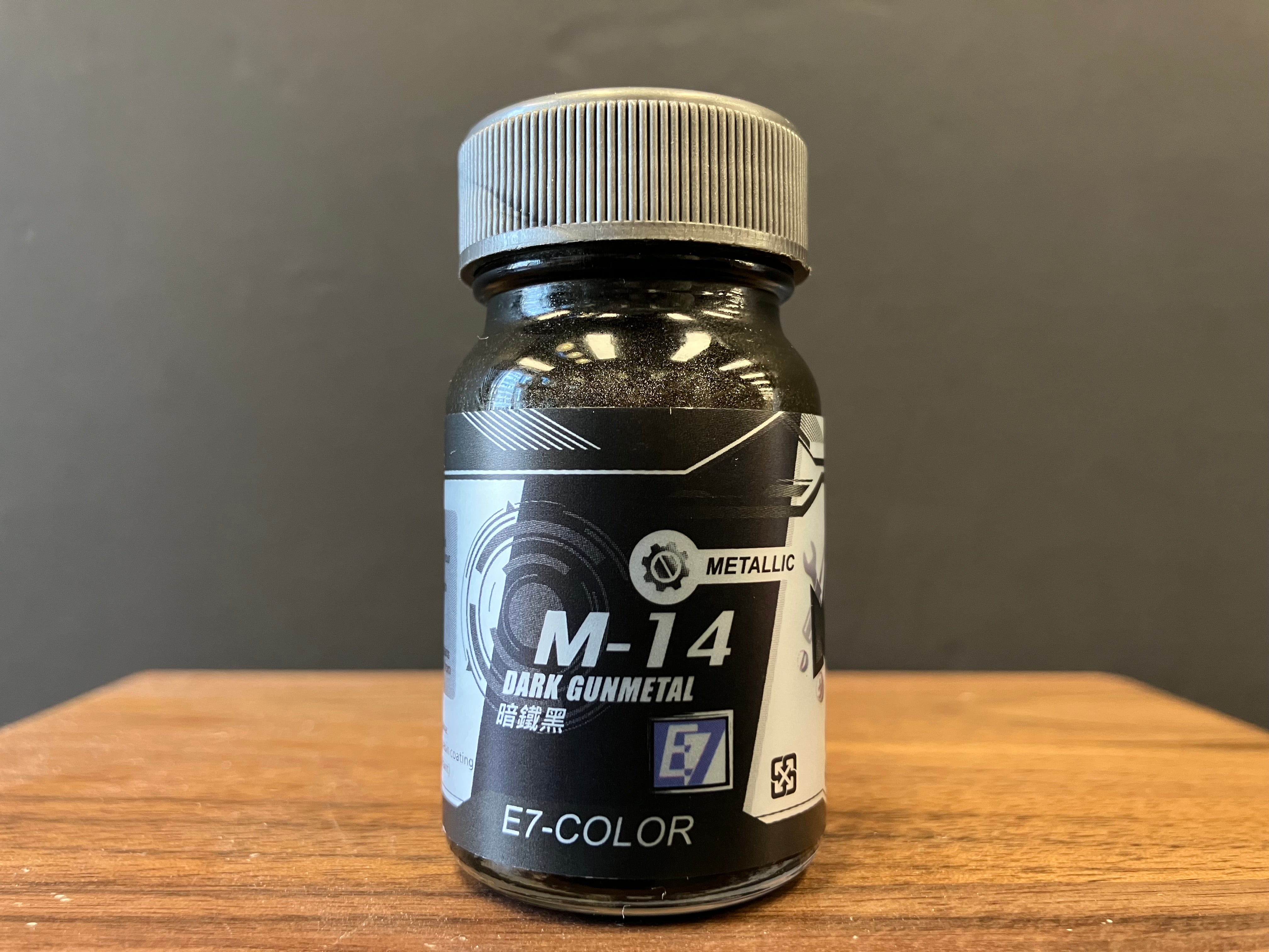 Metallic Color: Dark Gunmetal 暗鐵黑色 M-14 (20 ml)
