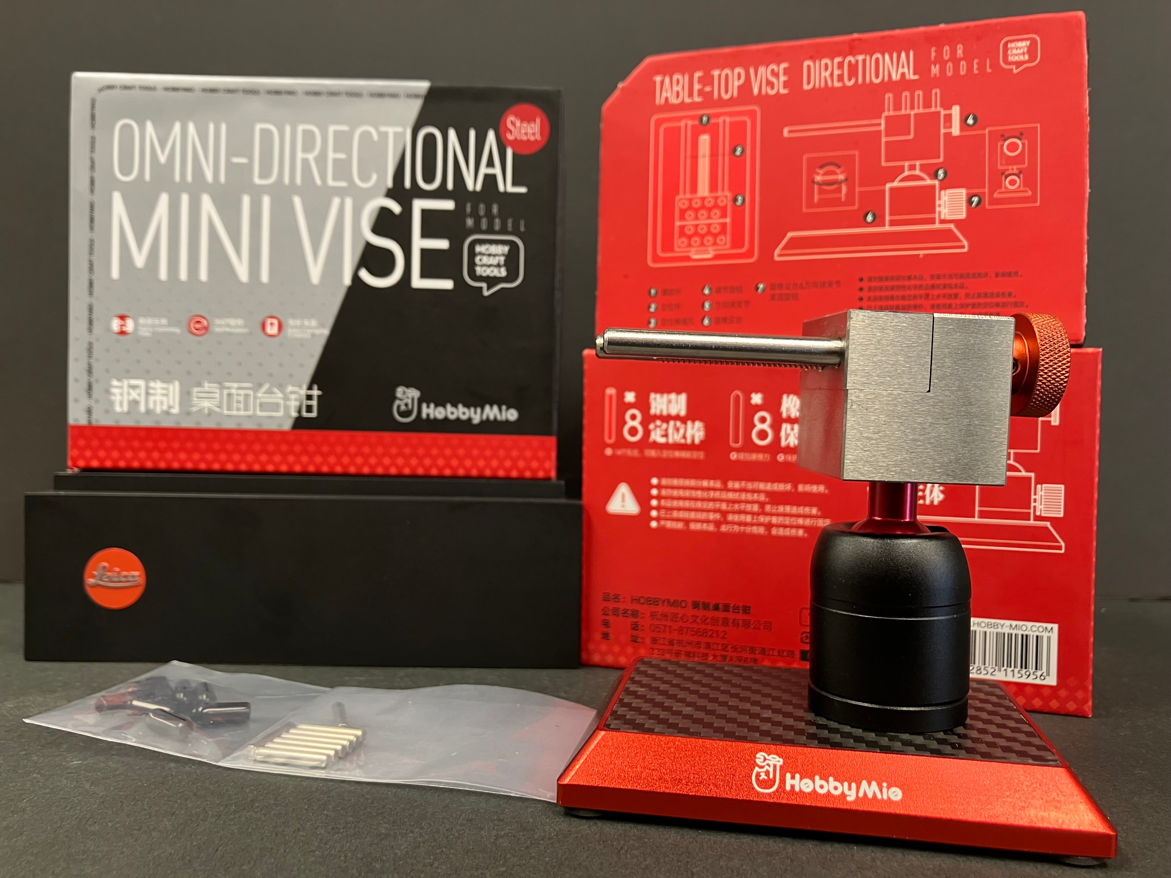 Omni-Directional Mini Vise 鋼製精密工作迷你桌面台鉗/老虎鉗/檯鉗/批士