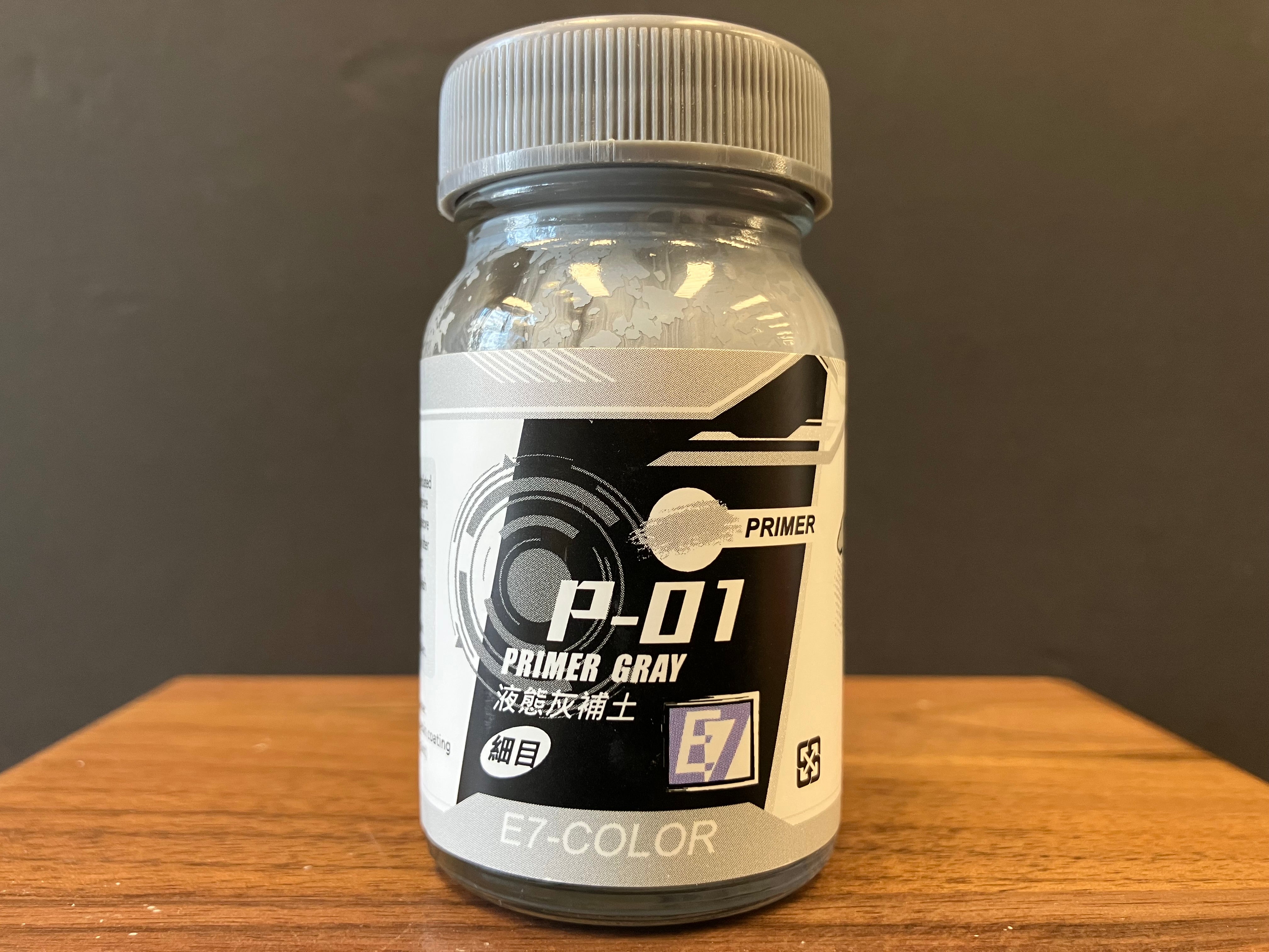 Primer Gray 液態灰補土 [細目] P-01 (50 ml)
