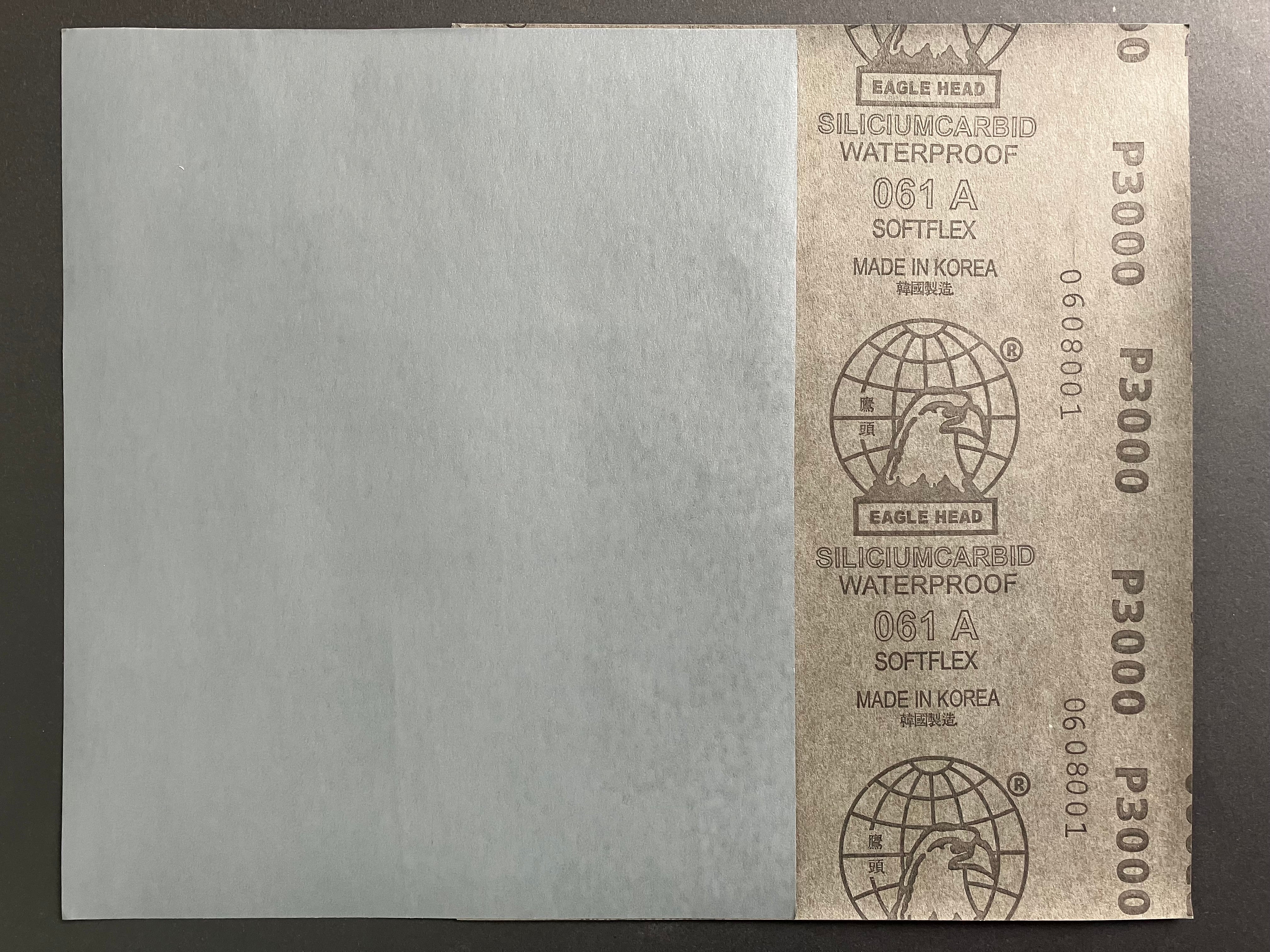 Siliciumcarbid Waterproof Softflex Wet & Dry Abrasive Paper P3000 [碳化矽乾濕軟柔防水砂紙]