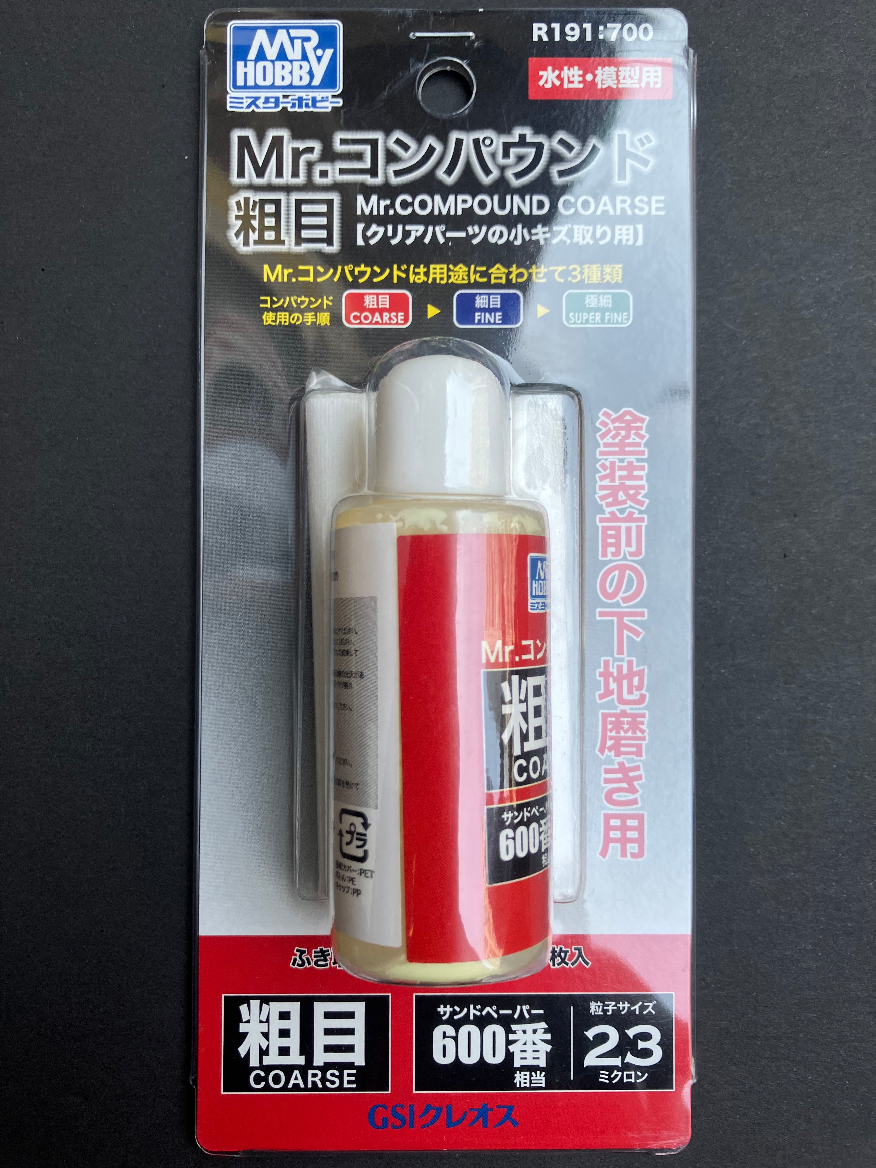 Mr. Compound ~ Coarse [鏡面拋光打磨膏·研磨膏·拋光劑 ~ 粗目] 25 ml R191