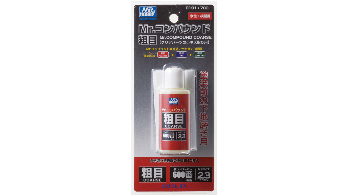 Mr. Compound ~ Coarse [鏡面拋光打磨膏·研磨膏·拋光劑 ~ 粗目] 25 ml R191