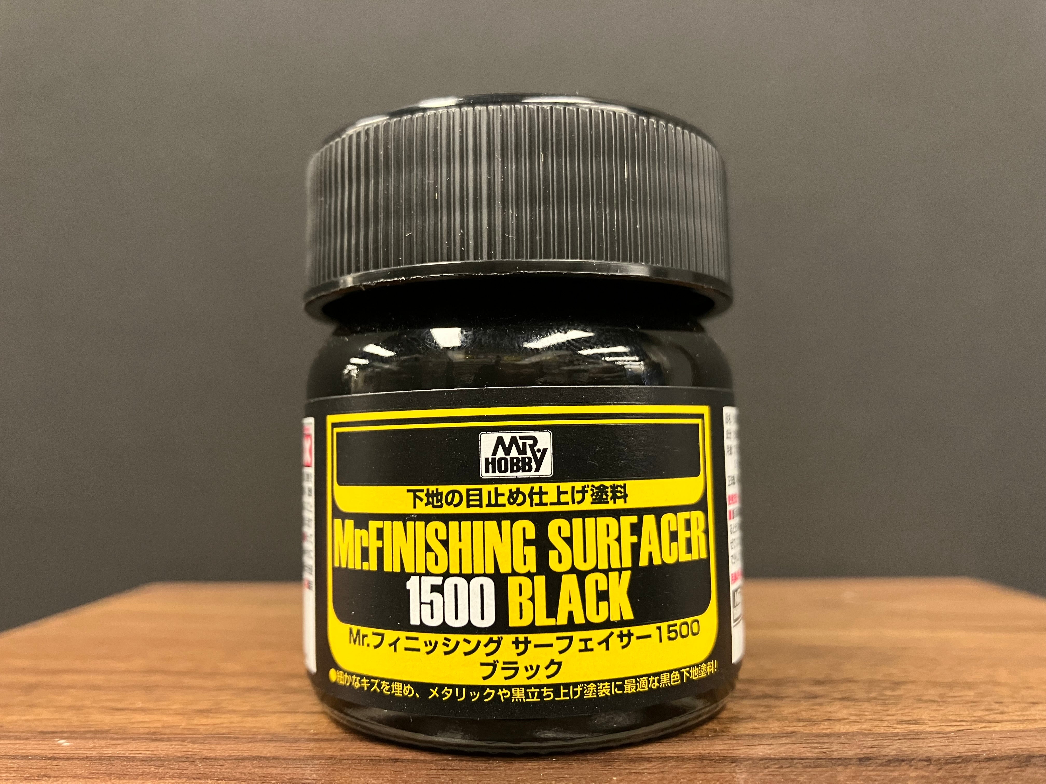 Mr. Finishing Surfacer 1500 Black Bottle Type SF288