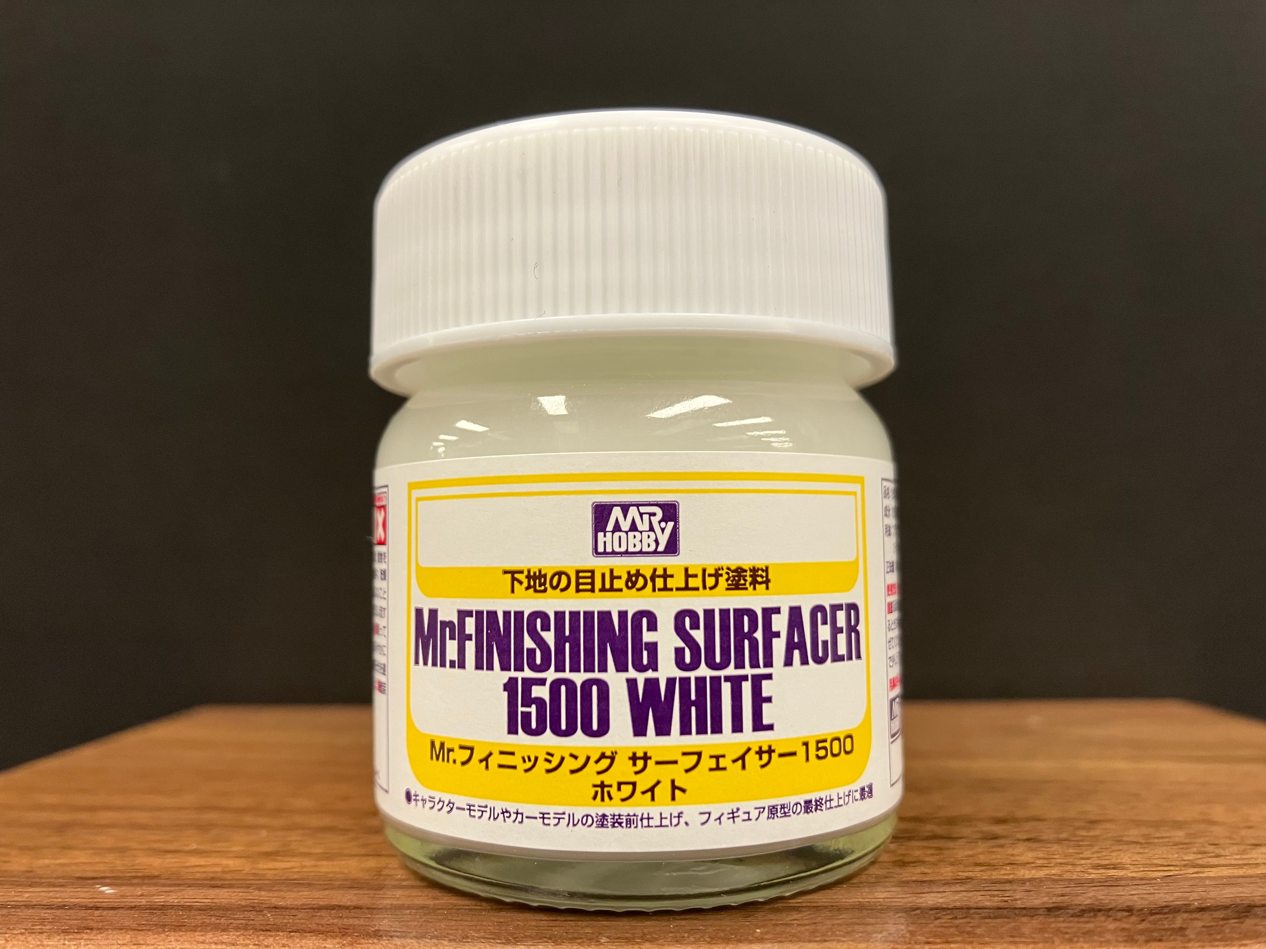 Mr. Finishing Surfacer 1500 White Bottle Type SF291