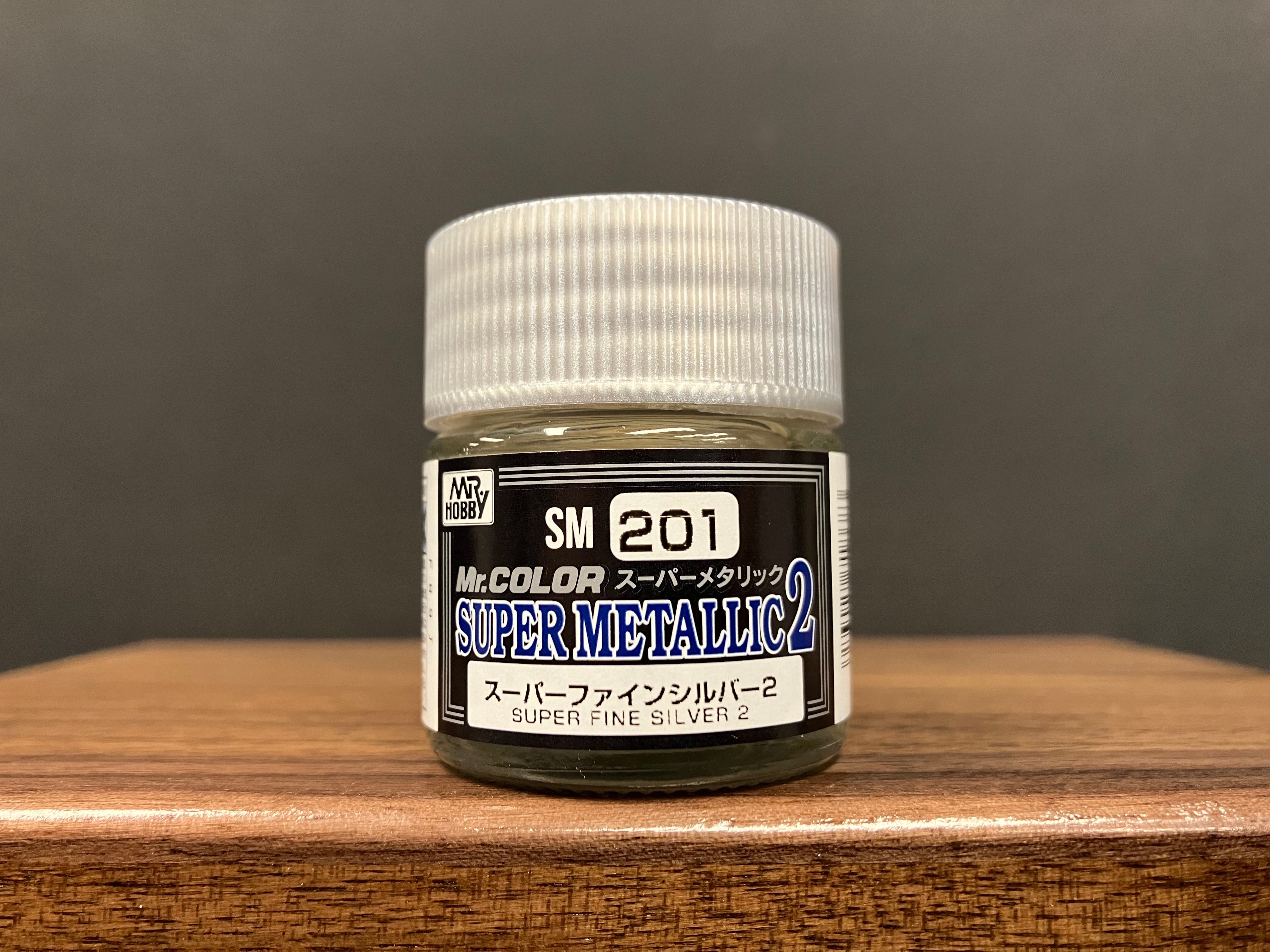 Mr. Color Super Metallic 2 Super Fine Silver 2 SM201 超級細微銀 2
