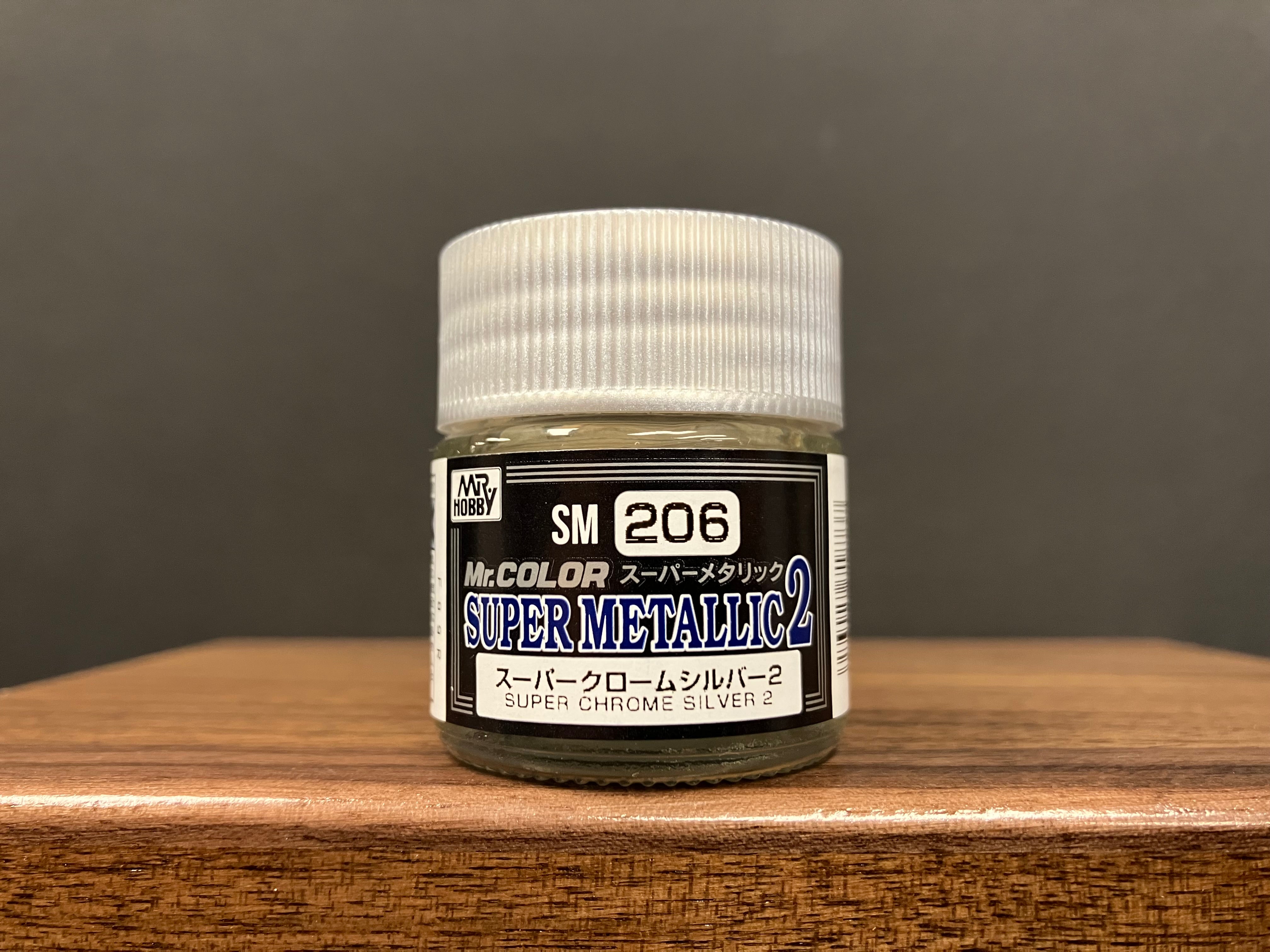 Mr. Color Super Metallic 2 Super Chrome Silver 2 SM206 超級鉻銀 2