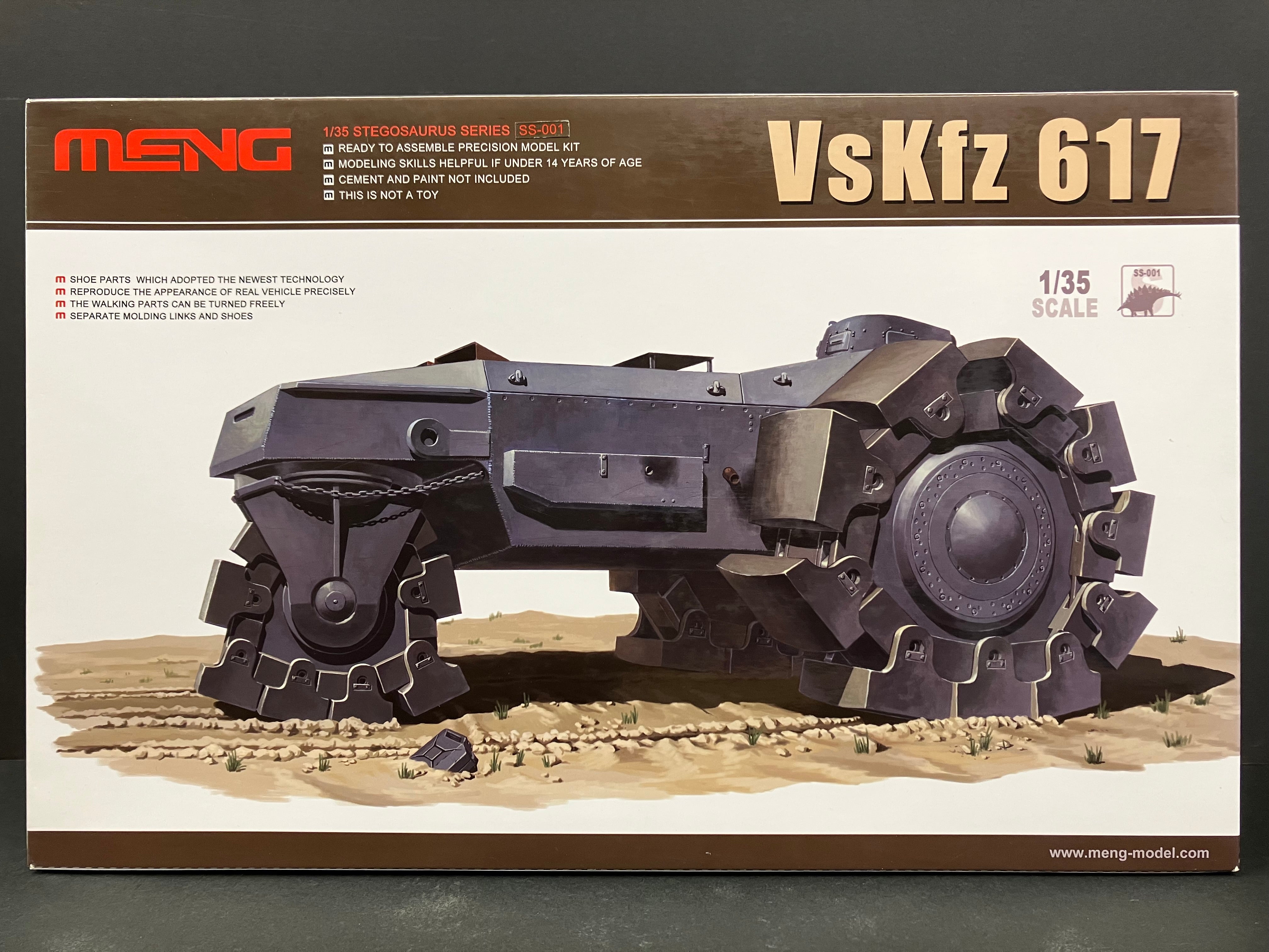 Stegosaurus Series (AFV) No. SS-001 1/35 Scale German VsKfz 617 Minenraumer [VsKfz.617 Minenräumer]