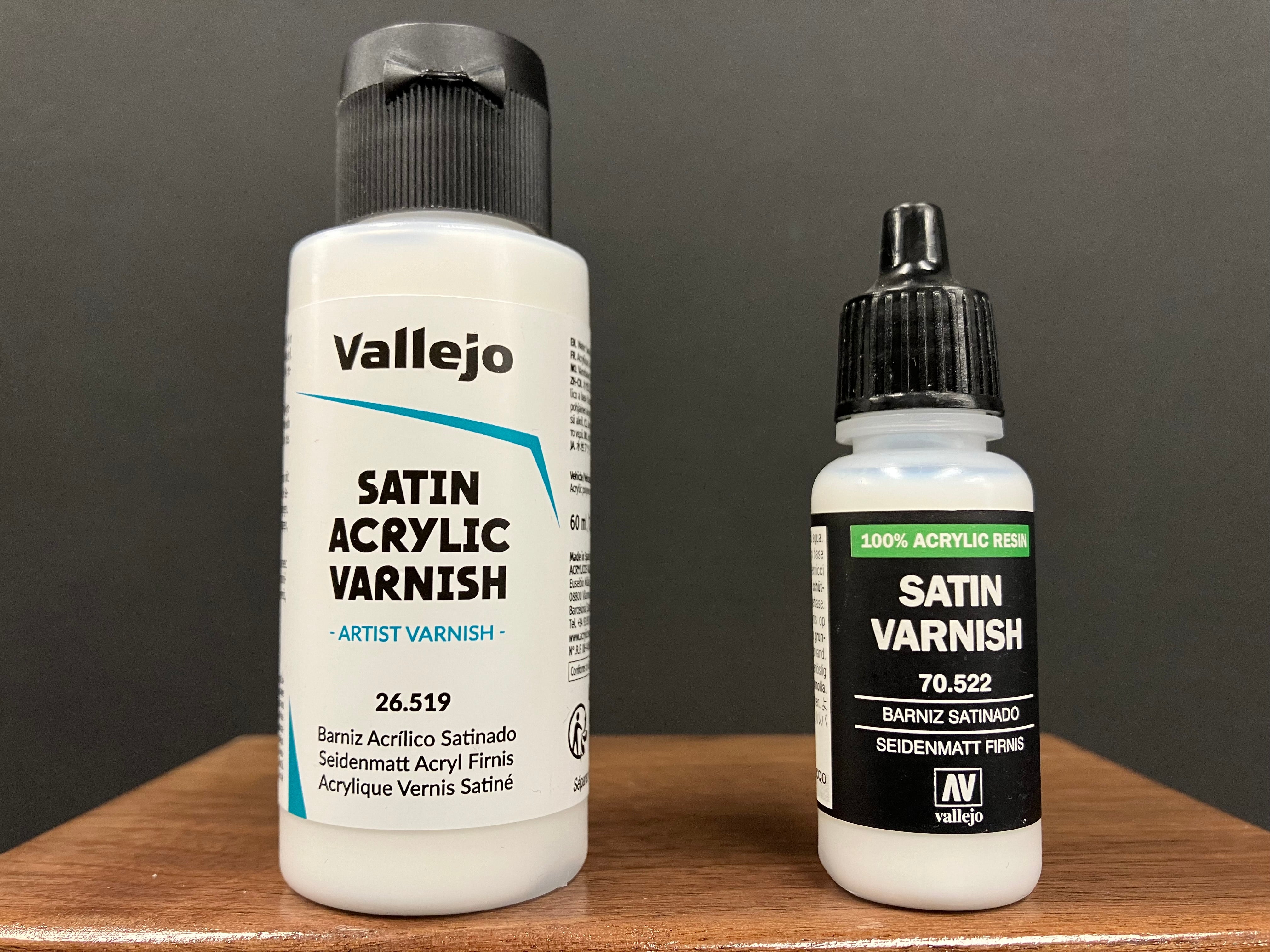 Auxiliary Products: Satin Acrylic Varnish [水性透明保護漆 - 半光澤透明]
