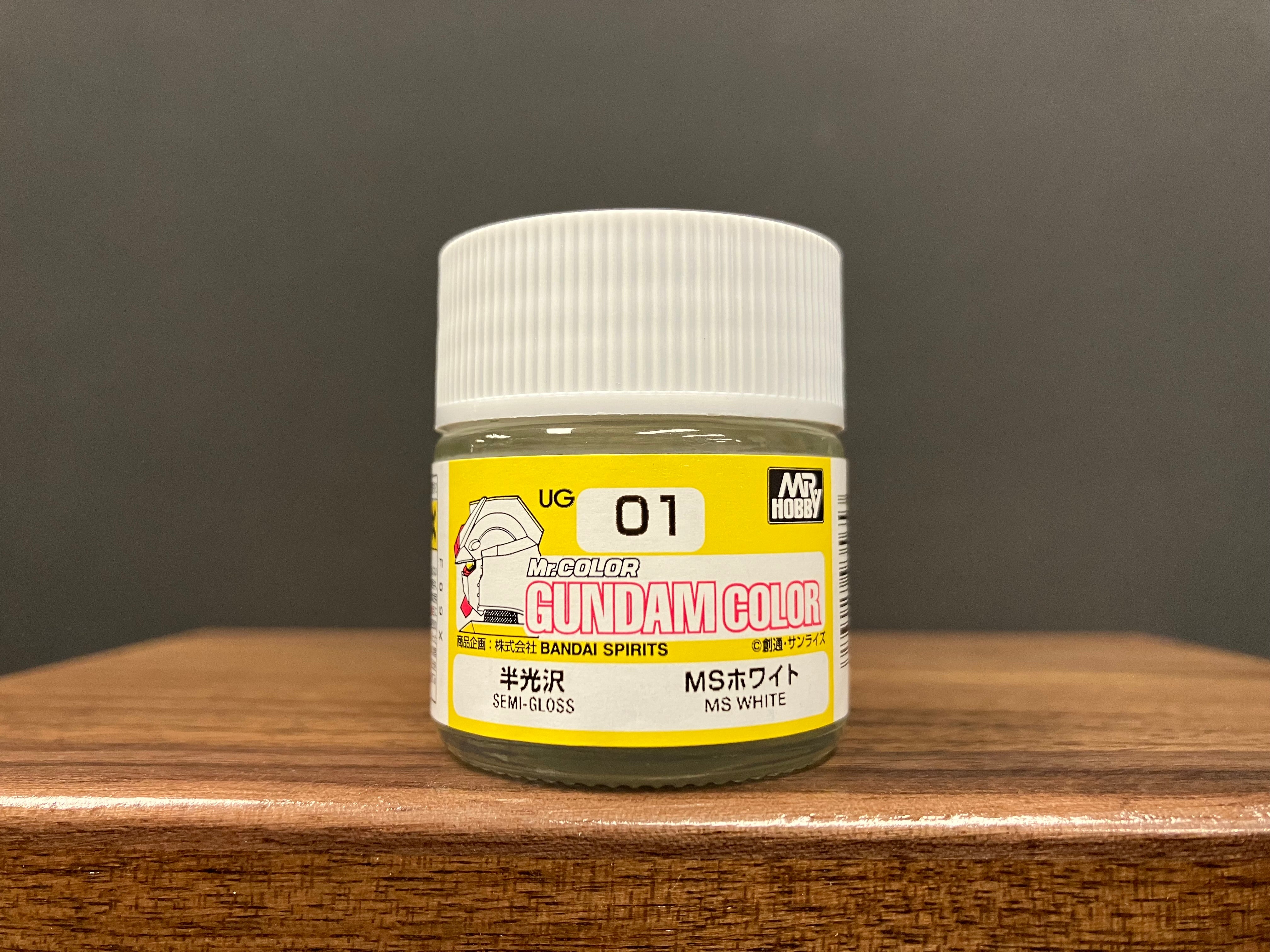 Semi-Gloss MS White UG 01 (元祖高達專用白色 - 半光澤)
