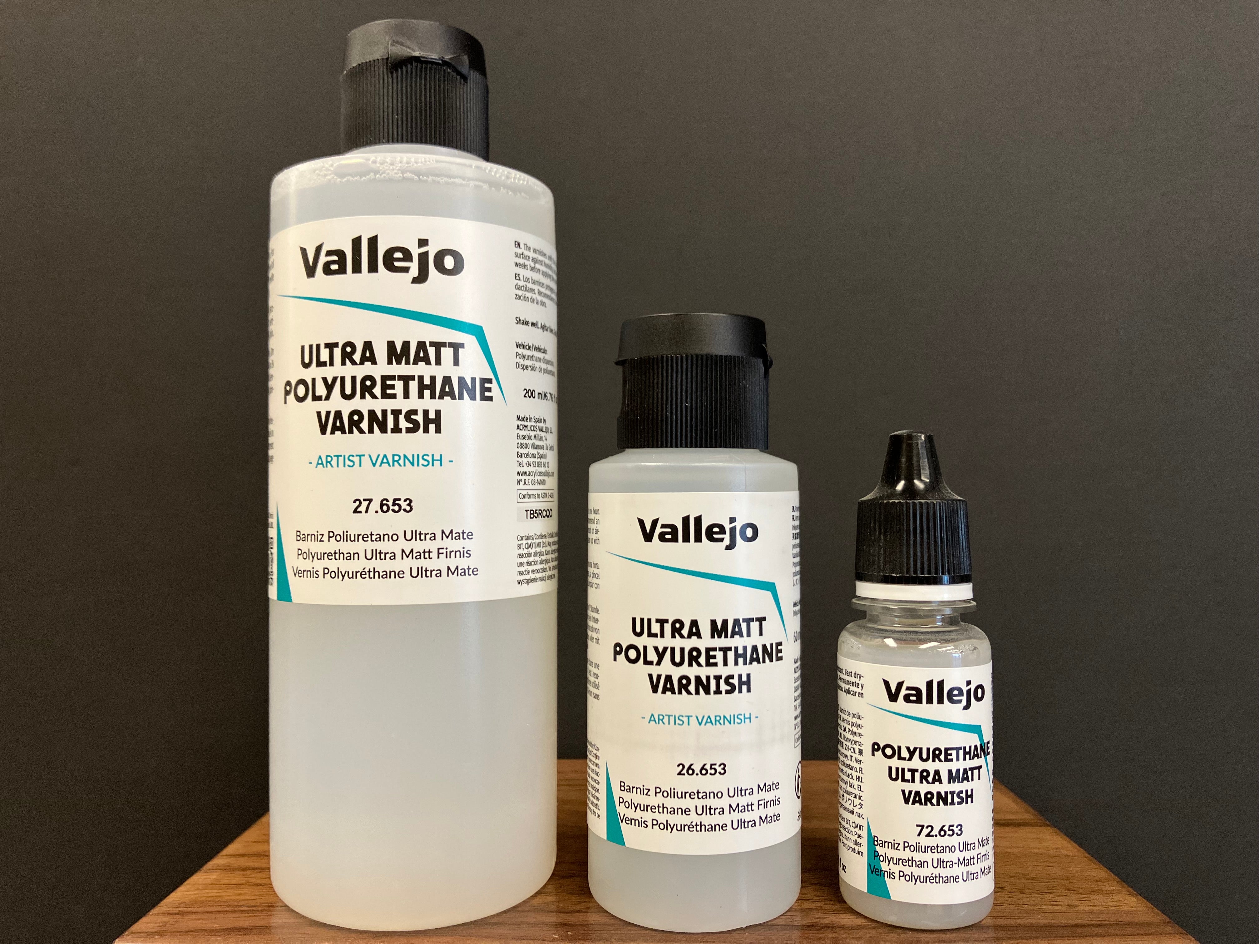 Auxiliary Products: Ultra Matt Polyurethane Varnish [水性聚氨酯透明保護漆 ~ 防刮/抗UV - 超級消光透明]