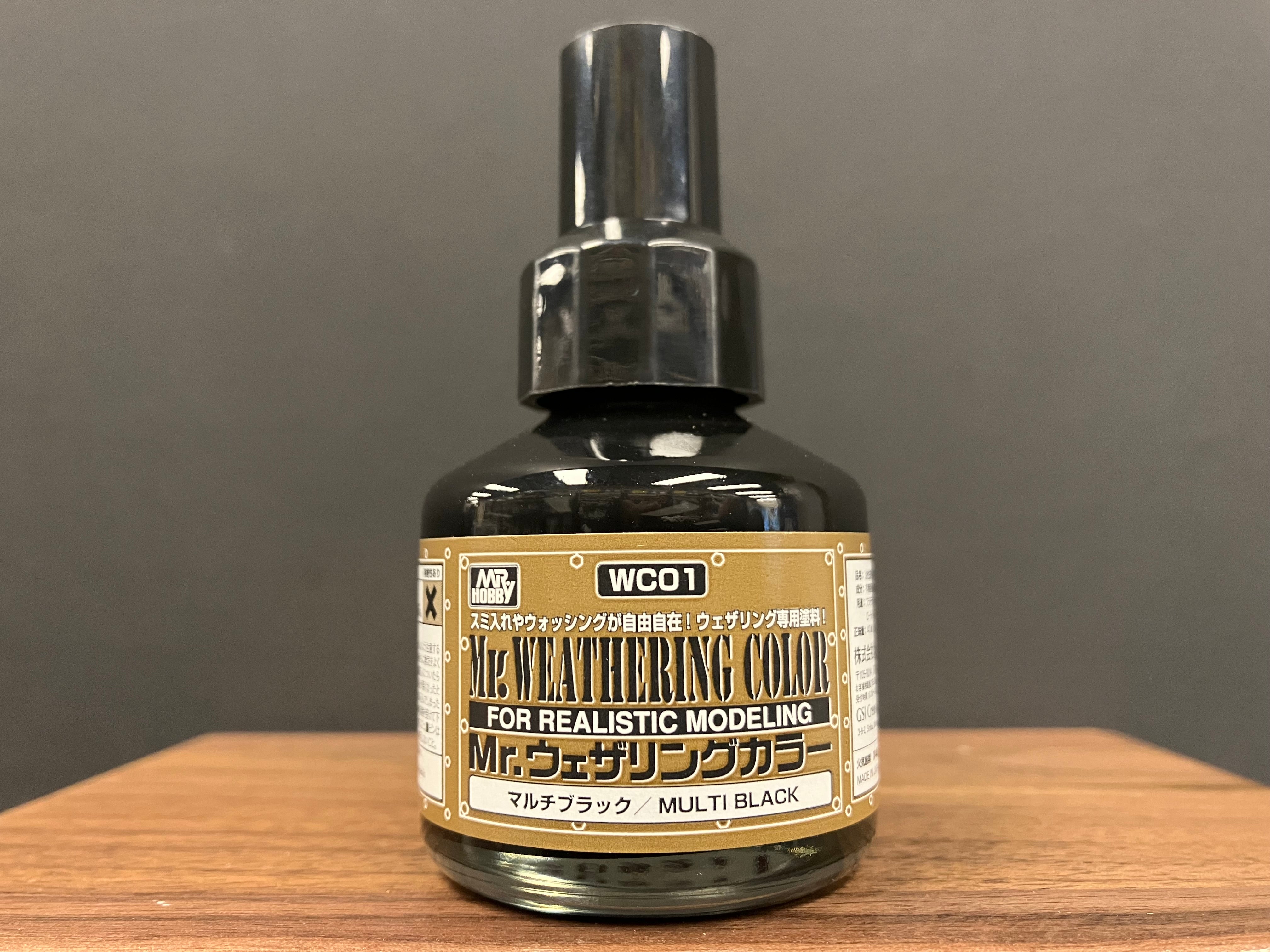 Mr. Weathering Color Multi Black WC01