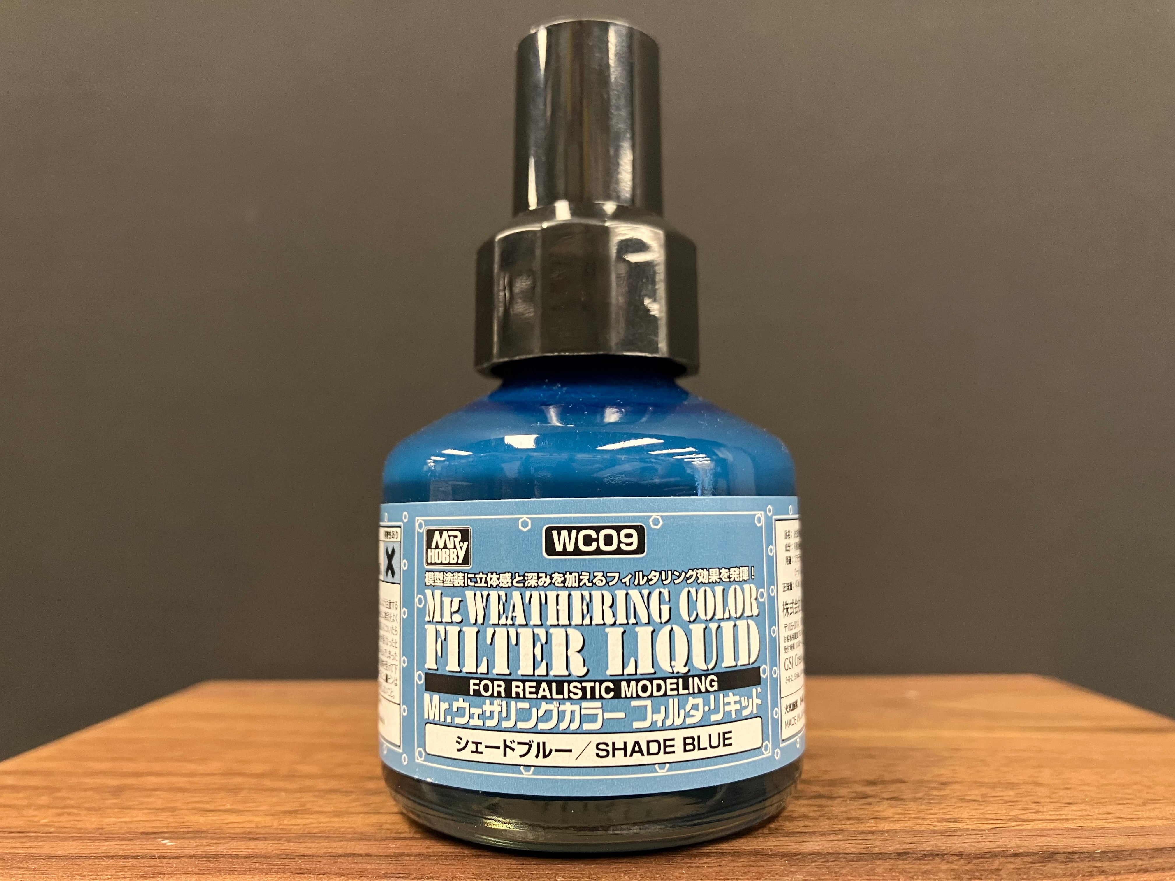 Mr. Weathering Color Filter Liquid Shade Blue WC09
