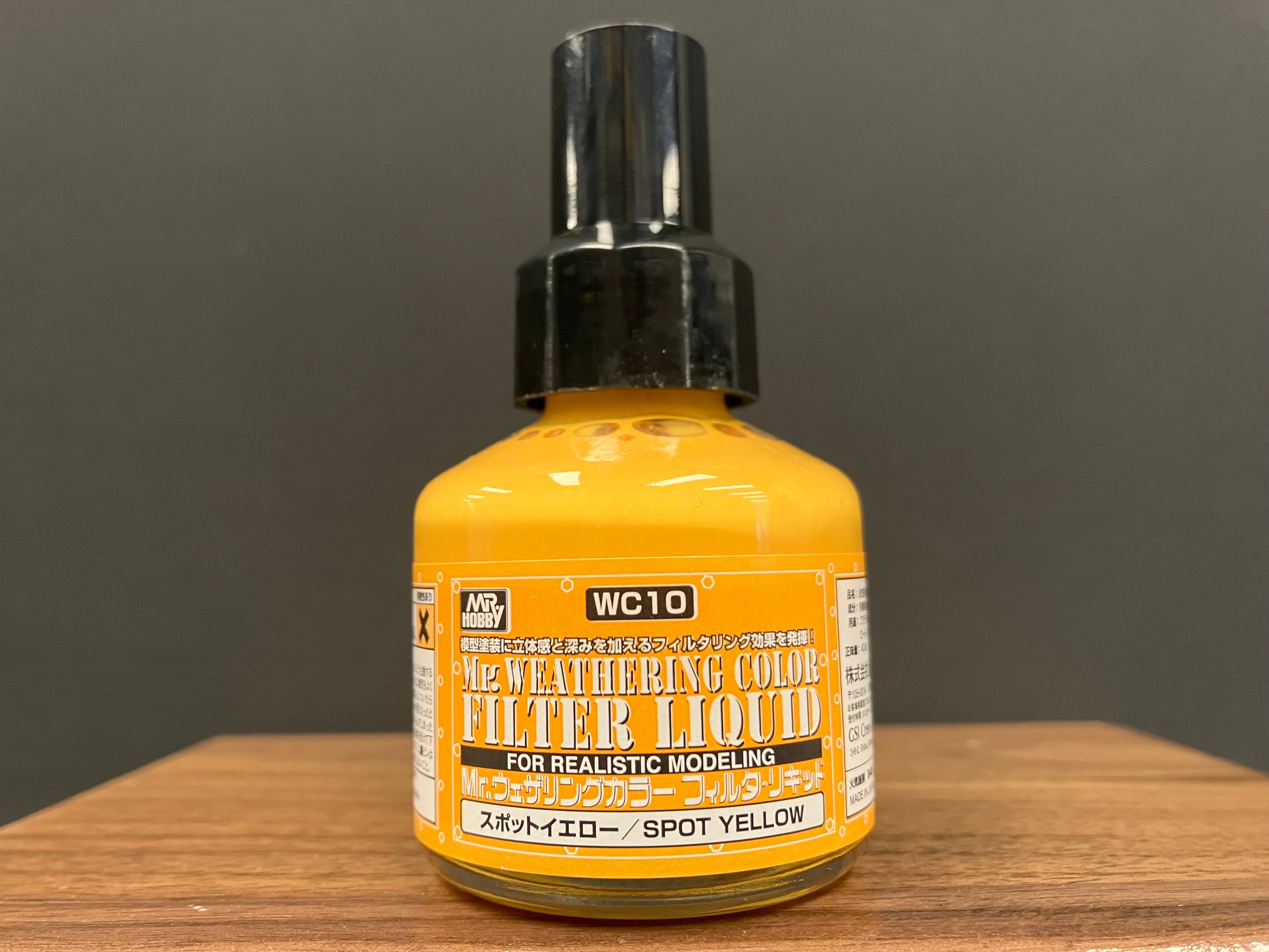 Mr. Weathering Color Filter Liquid Spot Yellow WC10