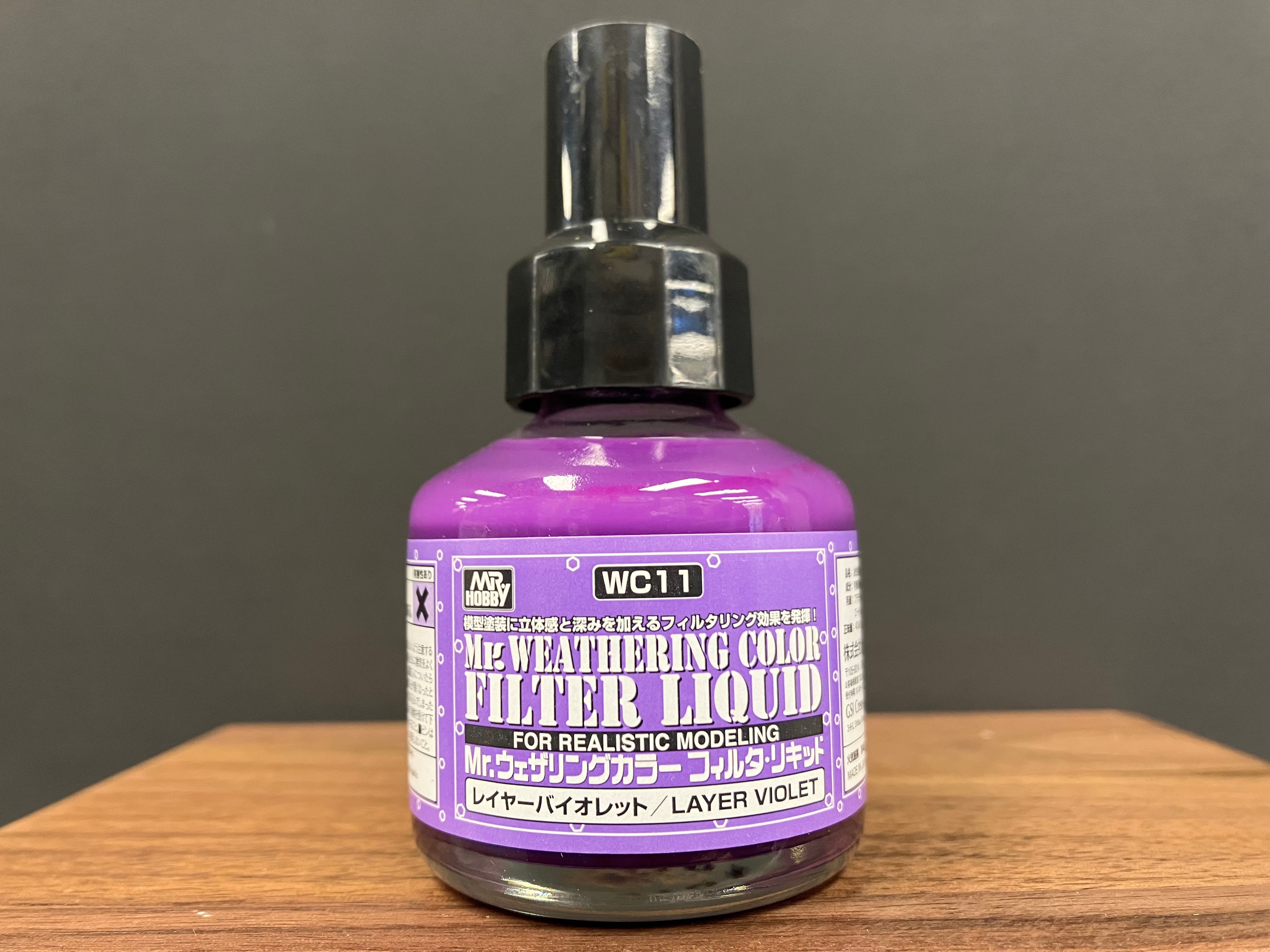 Mr. Weathering Color Filter Liquid Layer Violet WC11