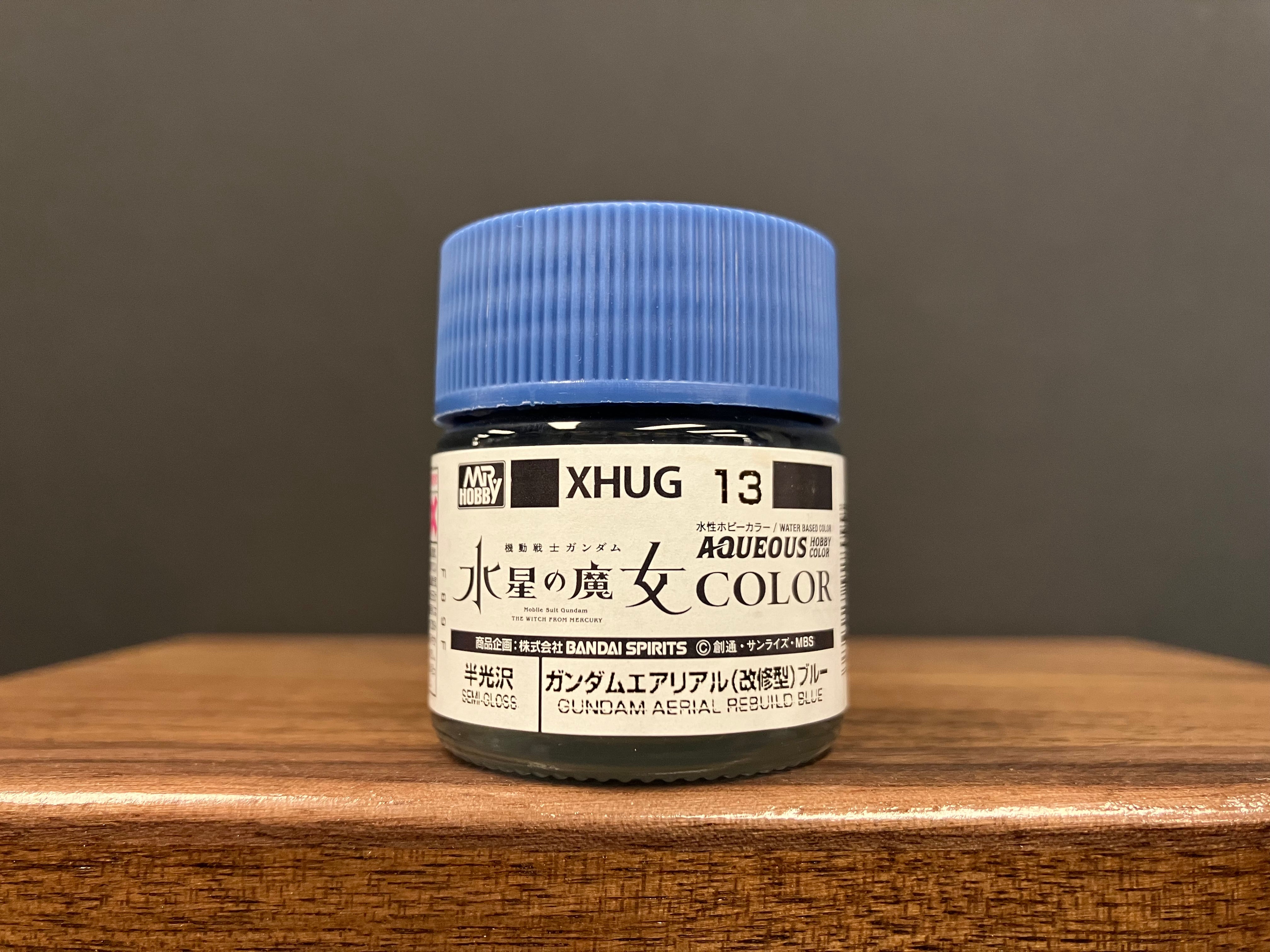 Semi-Gloss Gundam Aerial Rebuild Blue XHUG 13 (風靈高達[改修型]專用藍色 - 半光澤)